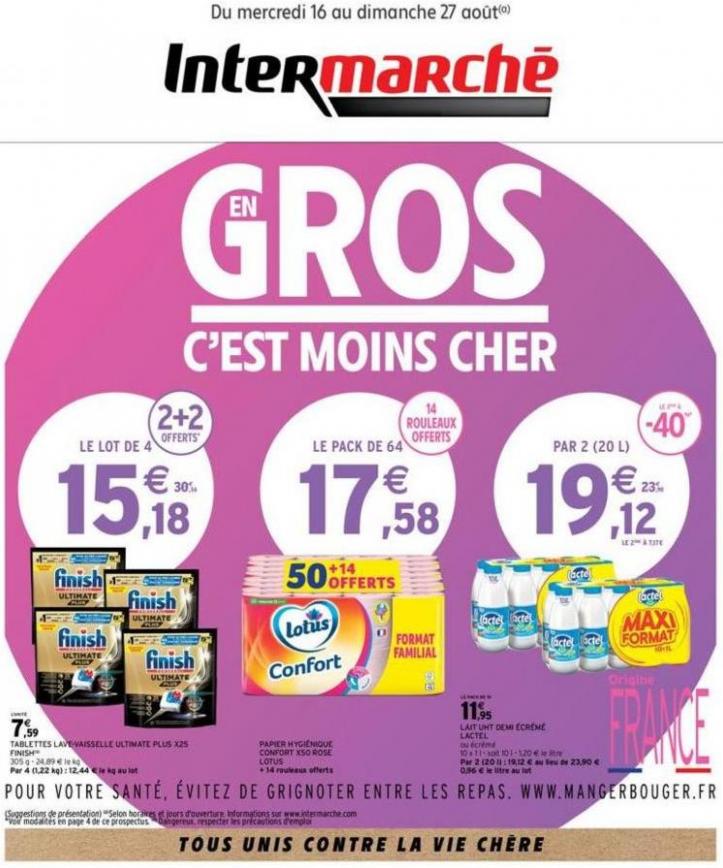 EVE GROS VOLUMES AOUT. Intermarché Express (2023-08-27-2023-08-27)