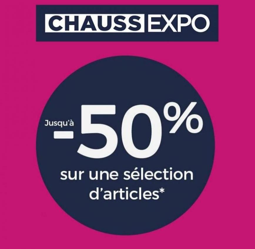 Jusqu’à -50% Chauss Expo!. Chauss Expo (2023-09-05-2023-09-05)