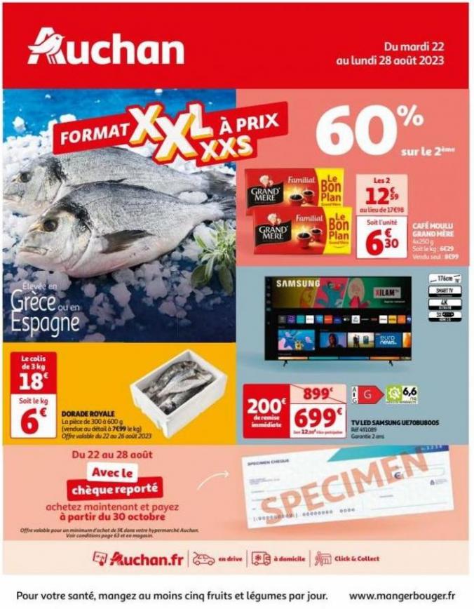 Format XXL à prix XXS. Auchan (2023-08-28-2023-08-28)