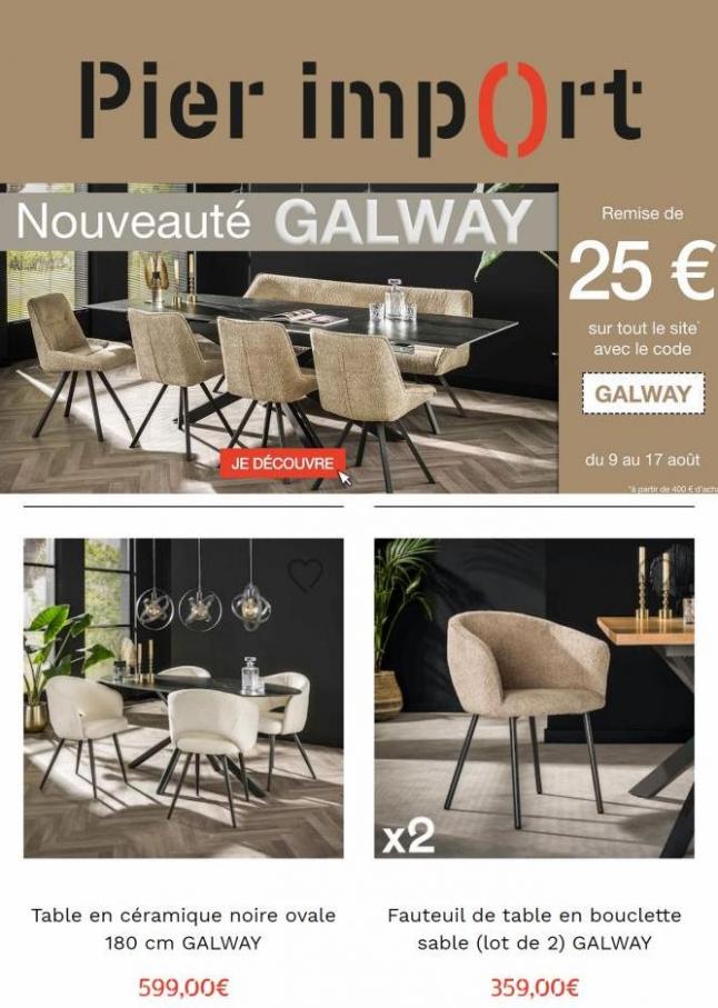 Nouveauté GALWAY. Pier Import (2023-08-31-2023-08-31)