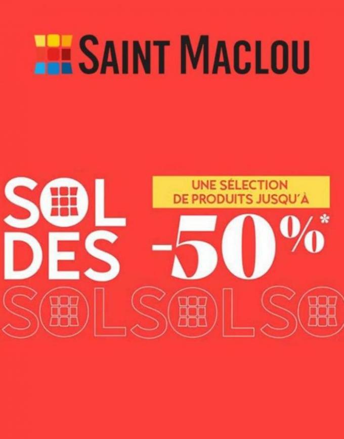 Soldes -50% Saint Maclou!. Saint Maclou (2023-08-15-2023-08-15)