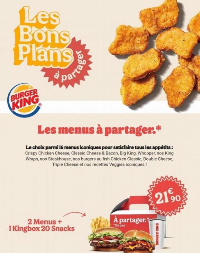 Les Bons Plans à Partager. Burger King (2023-08-26-2023-08-26)