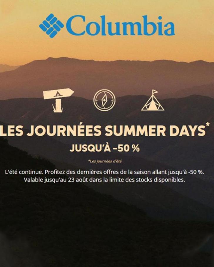 Jusqu’à -50% Columbia!. Columbia (2023-08-22-2023-08-22)