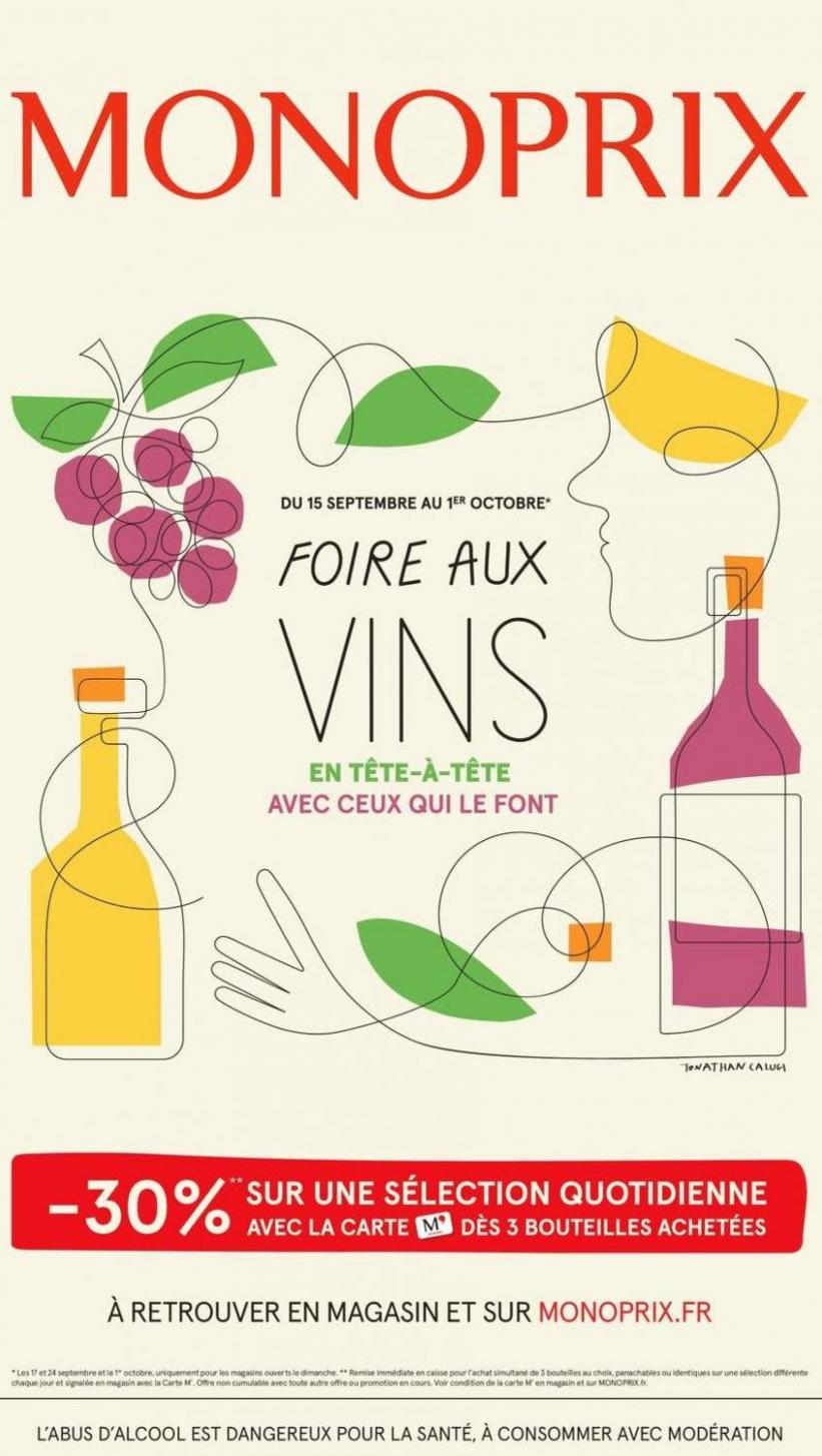 Foire Aux Vins. Monoprix (2023-10-01-2023-10-01)