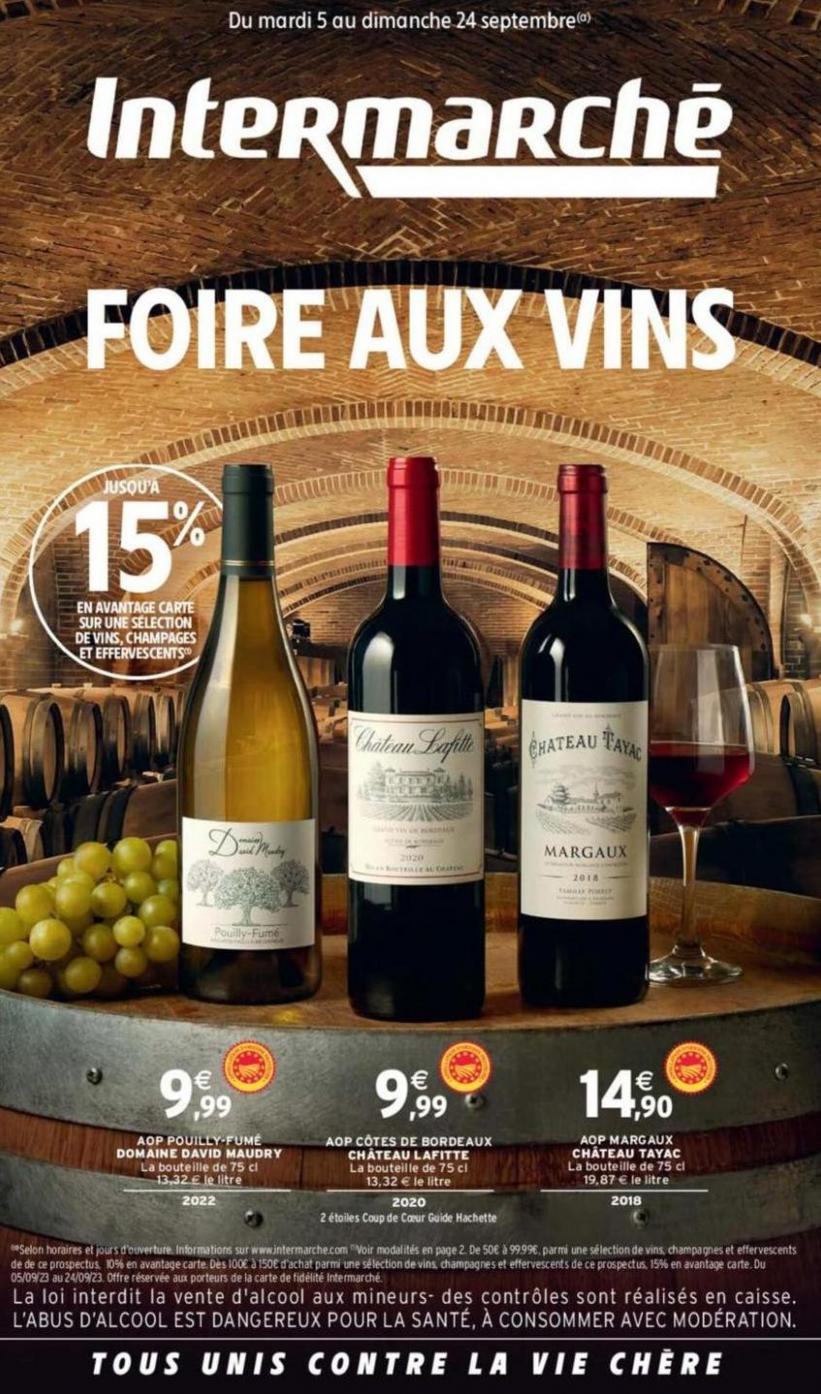 Foire Aux Vins. Intermarché Hyper (2023-09-24-2023-09-24)