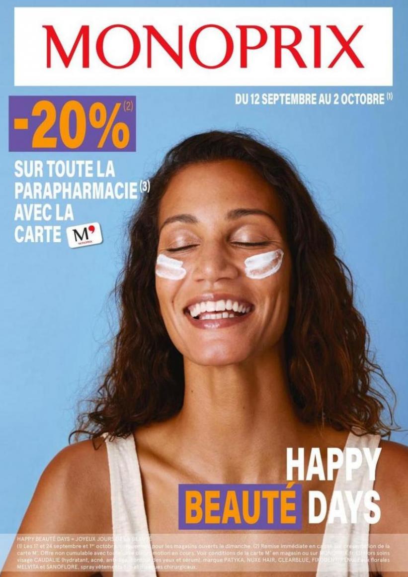 Happy Beauté Days. Monoprix (2023-10-02-2023-10-02)