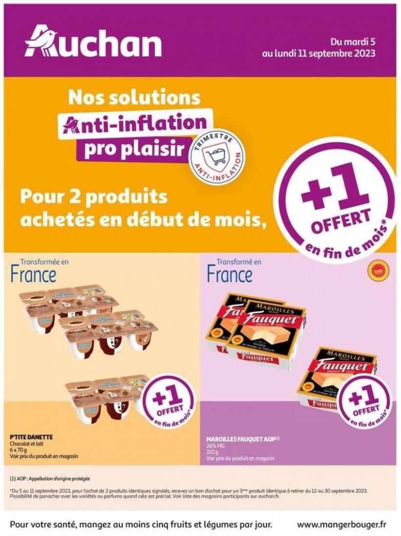 Découvrez Les Produits Offerts En Fin De Mois !. Auchan (2023-09-11-2023-09-11)