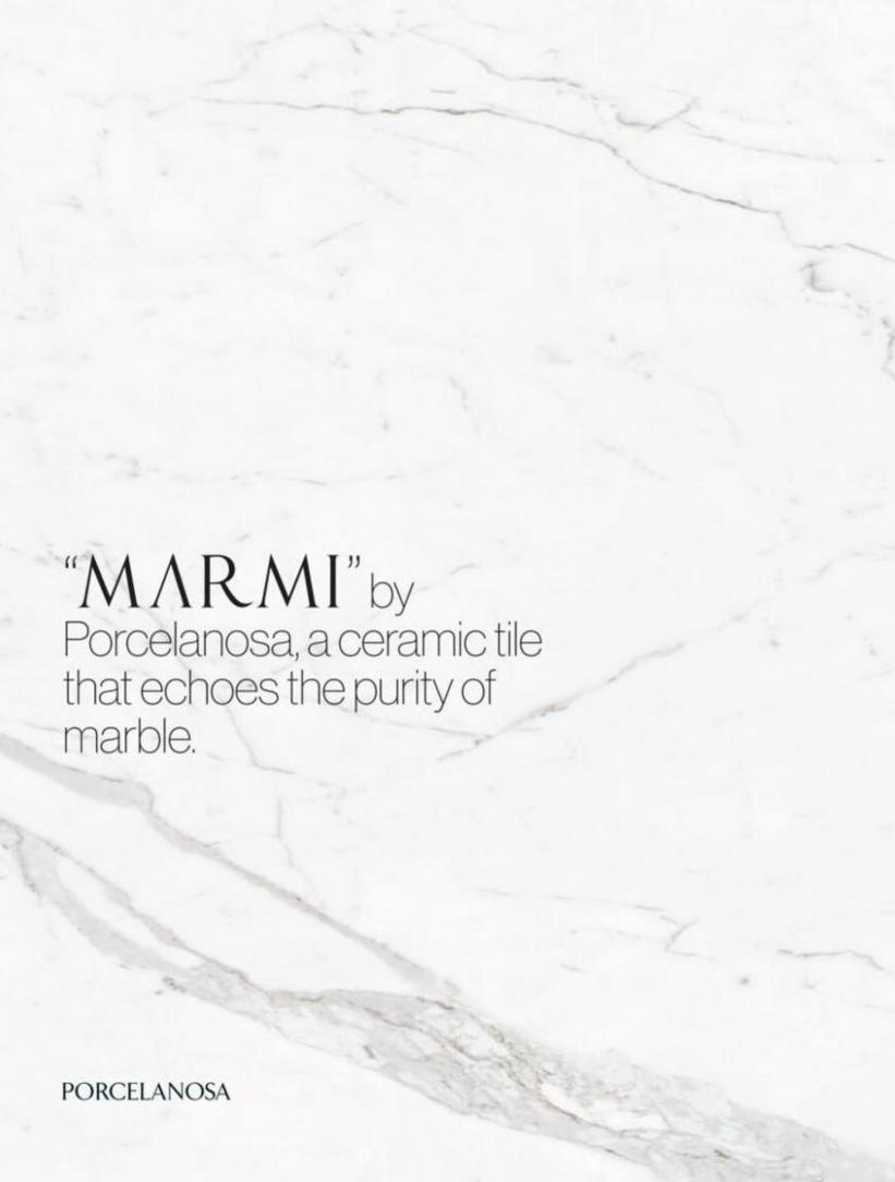 Marmi,A Ceramic Tile That Echoes The Purity Of Marble. Porcelanosa (2023-09-30-2023-09-30)