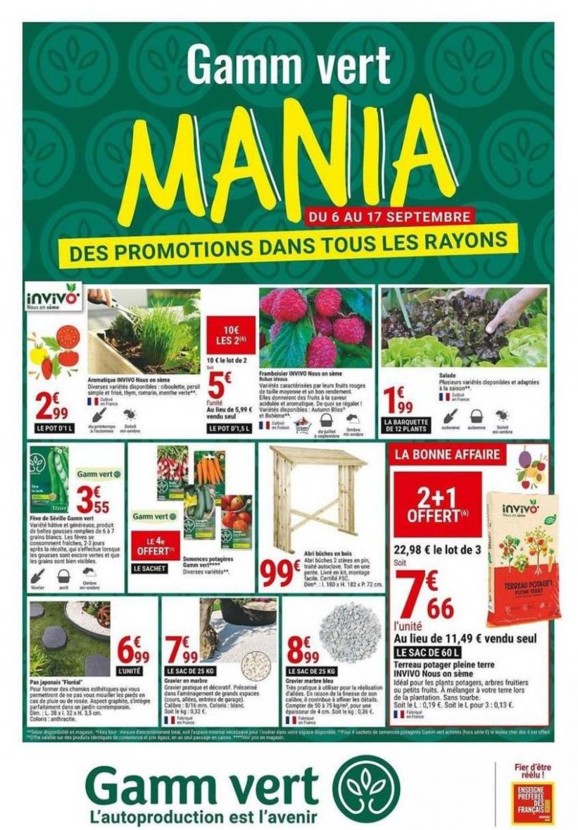 Des Promotions Dans Tous Les Rayons. Gamm vert (2023-09-17-2023-09-17)