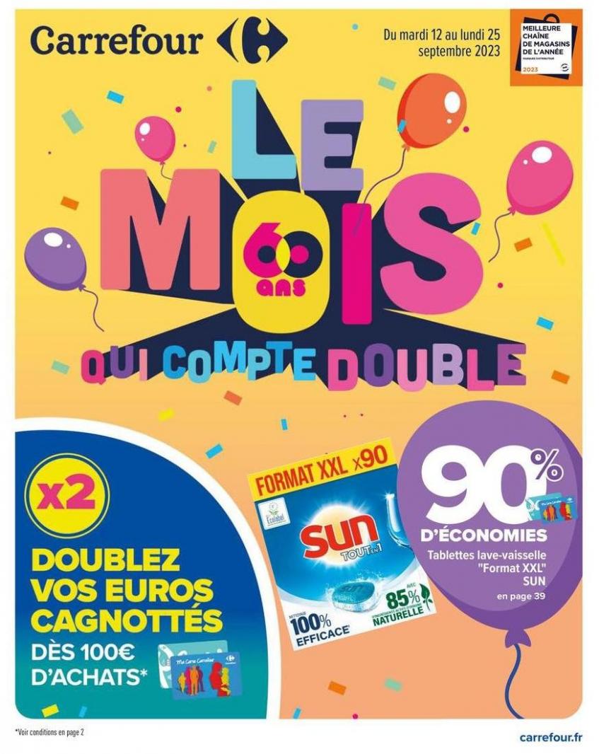 Le Mois Qui Compte Double. Carrefour (2023-09-25-2023-09-25)