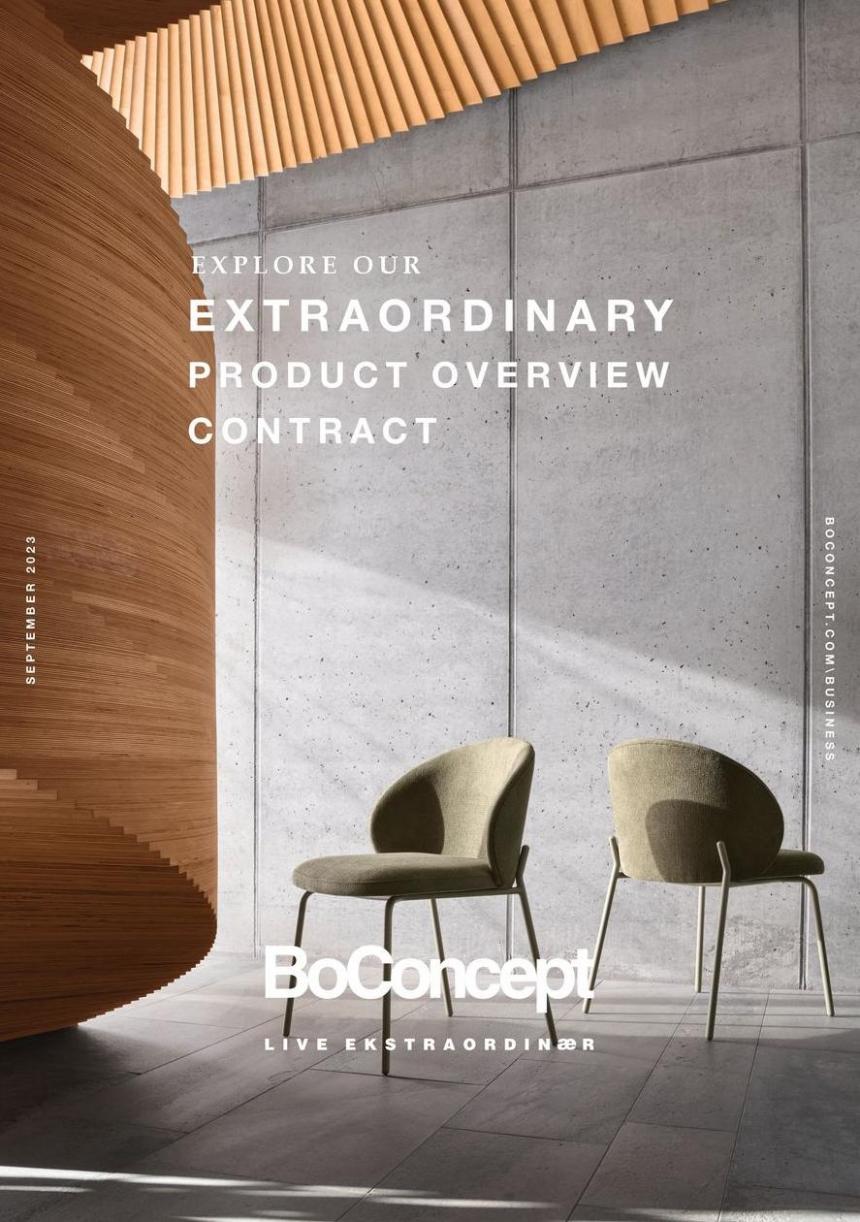Explore Our Extraordinary Product Overview Contract. BoConcept (2023-12-31-2023-12-31)