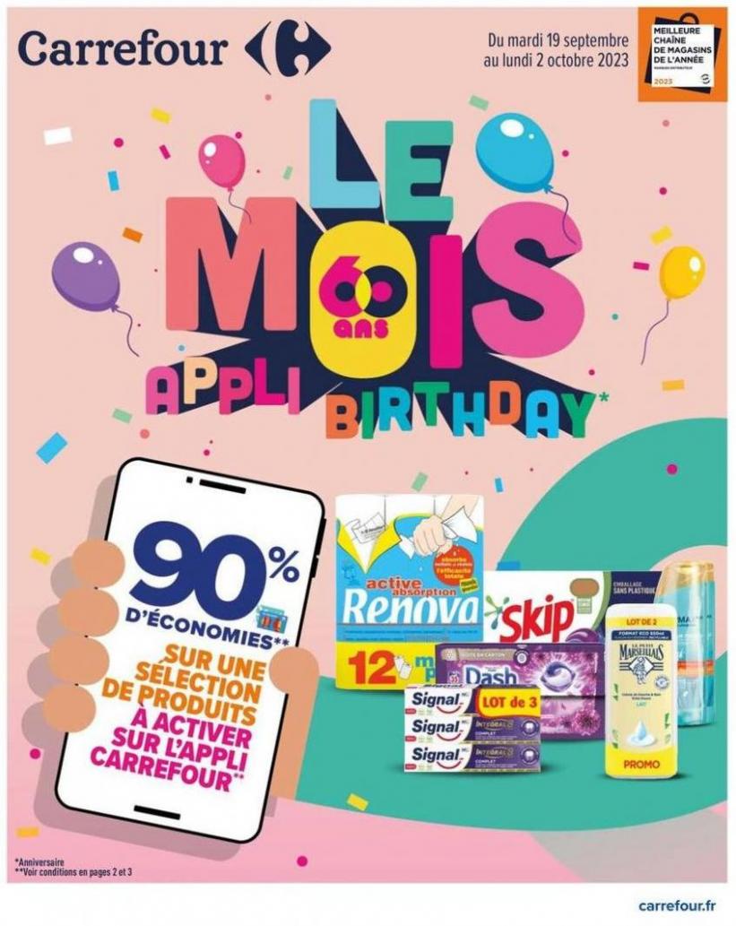 Le Mois Appli Birthday. Carrefour (2023-10-02-2023-10-02)