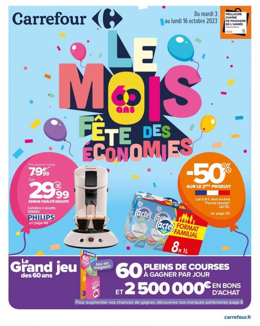 Le Mois 60 Ans, Fête Des Économies. Carrefour (2023-10-16-2023-10-16)