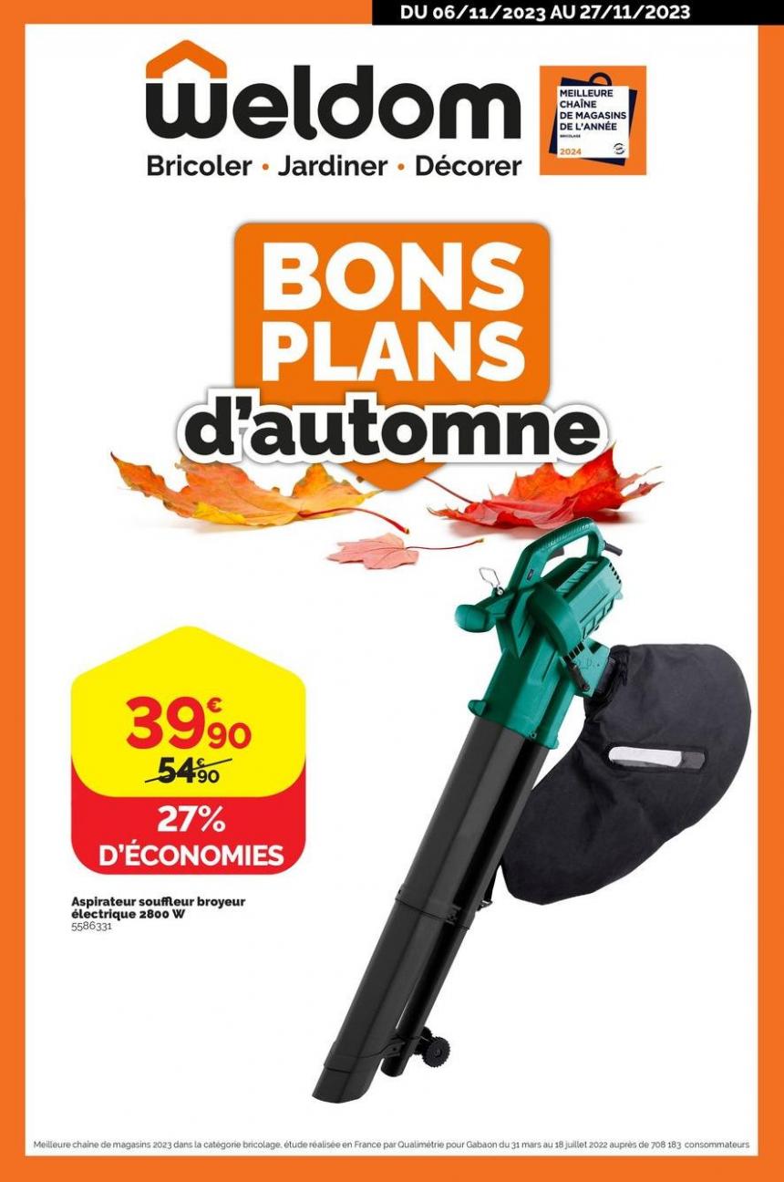 Bons Plans D’automne. Weldom (2023-11-27-2023-11-27)