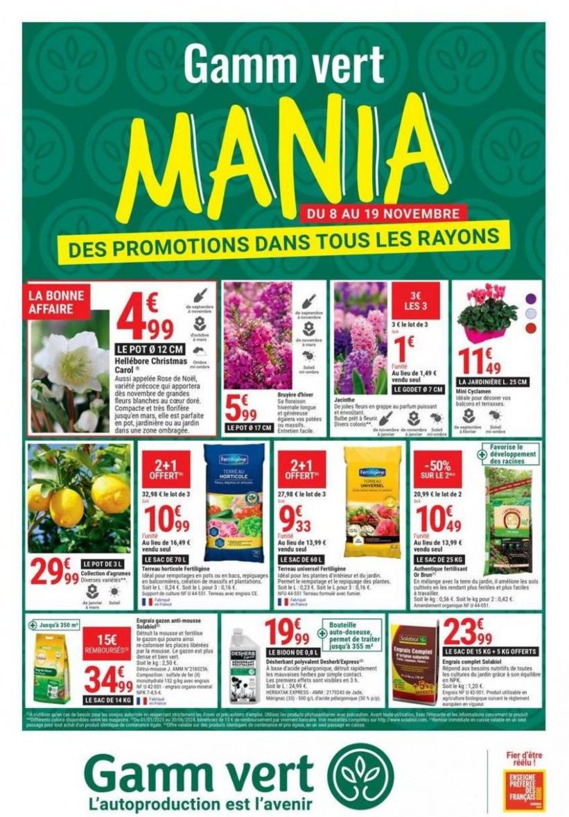 Des Promotions Dans Tous Les Rayons. Gamm vert (2023-11-19-2023-11-19)