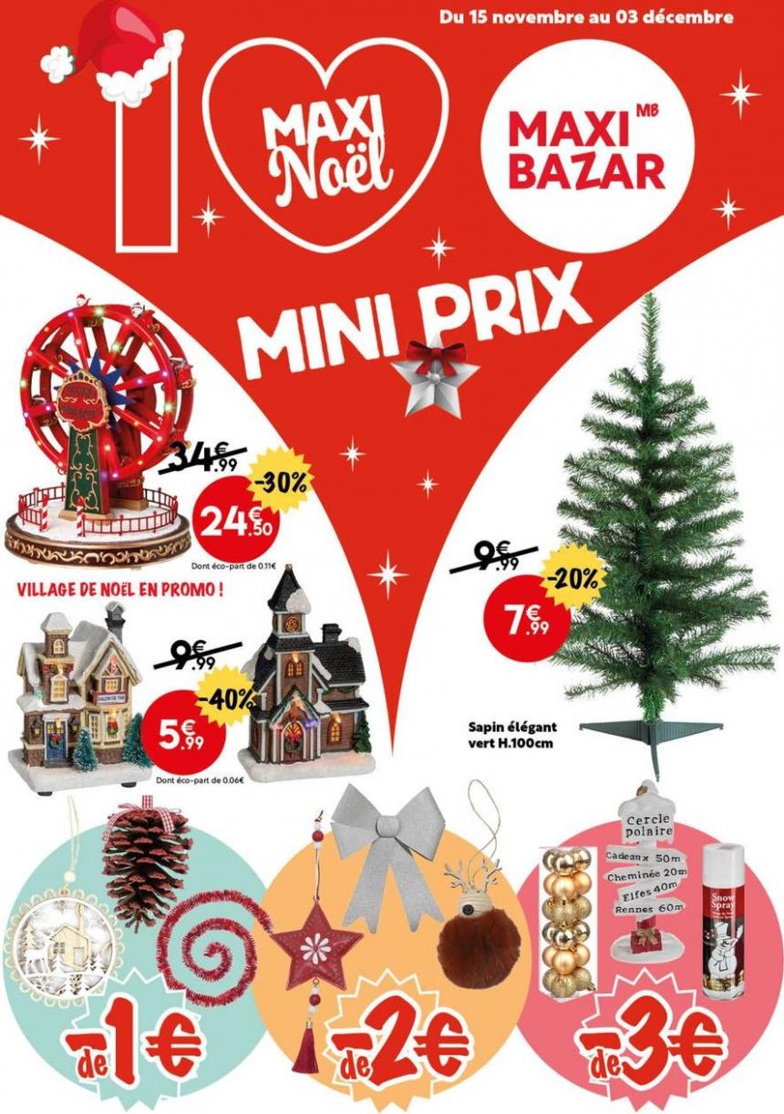 Maxi Noël Mini Prix. Maxi Bazar (2023-12-03-2023-12-03)