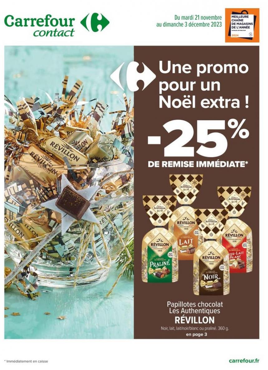 Une Promo Pour Un Noël Extra. Carrefour Contact (2023-12-03-2023-12-03)