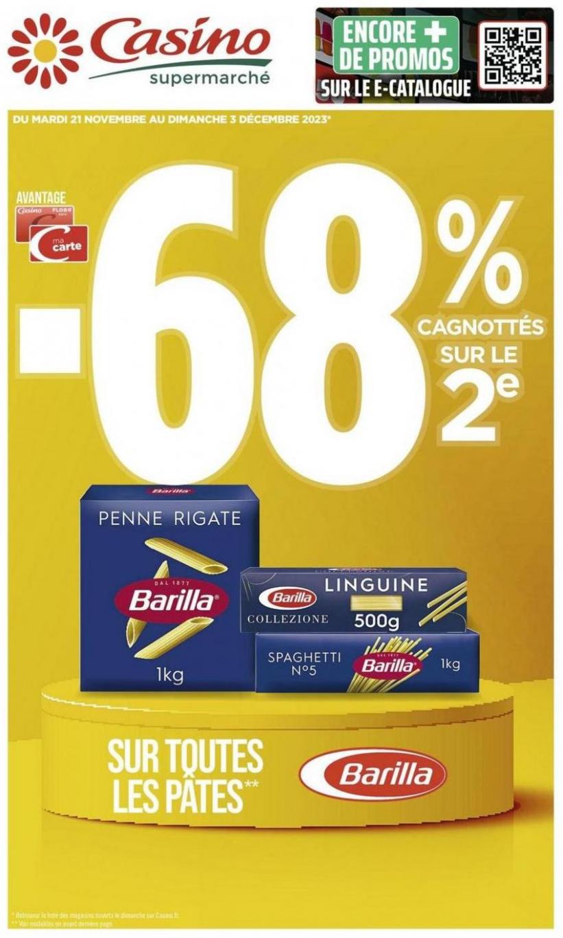 -68 % Cagnottés Sur Le 2€. Casino Supermarchés (2023-12-03-2023-12-03)