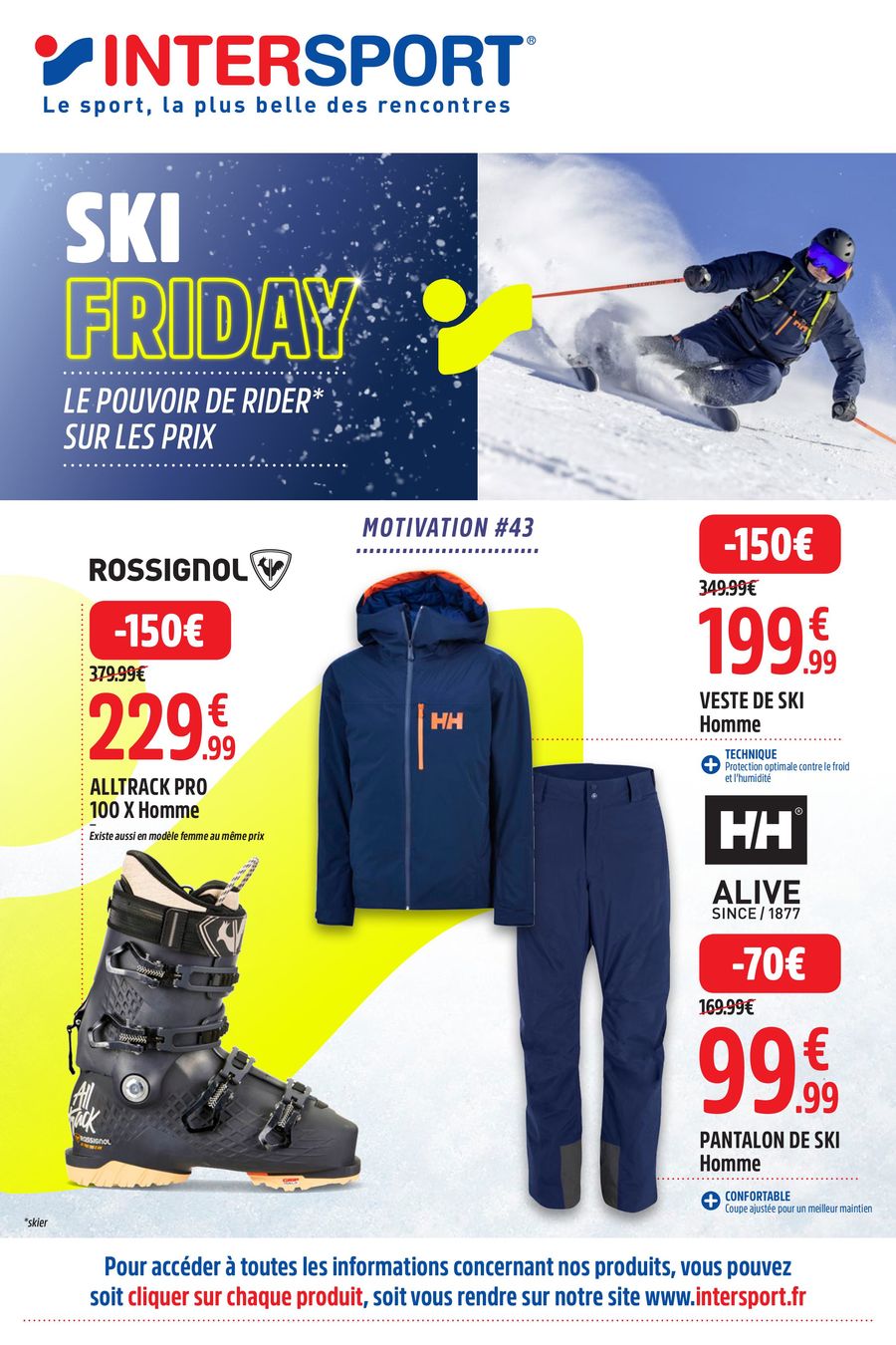 Ski Friday : Le Pouvoir De Rider Sur Les Prix. Intersport (2023-11-26-2023-11-26)