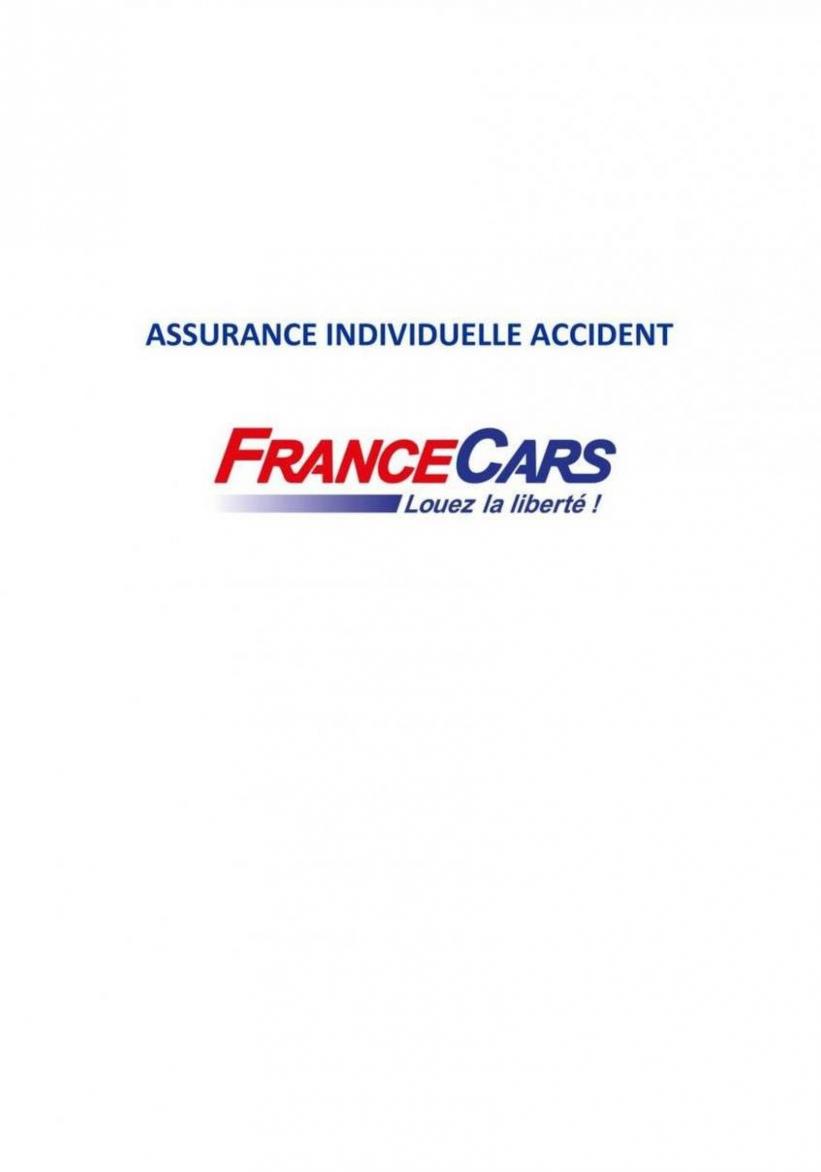 Assurance Individuelle Accident. France Cars (2023-12-31-2023-12-31)