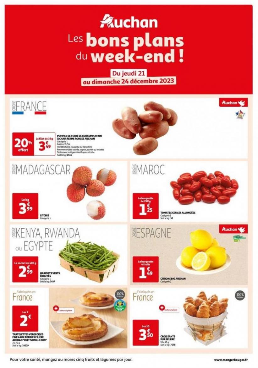 Les Bons Plans Du Week-End Dans Votre Hyper !. Auchan (2023-12-24-2023-12-24)