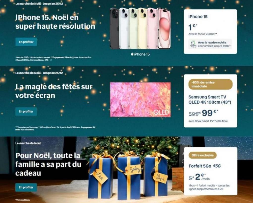 Offres De Noël!. Bouygues Telecom (2023-12-25-2023-12-25)