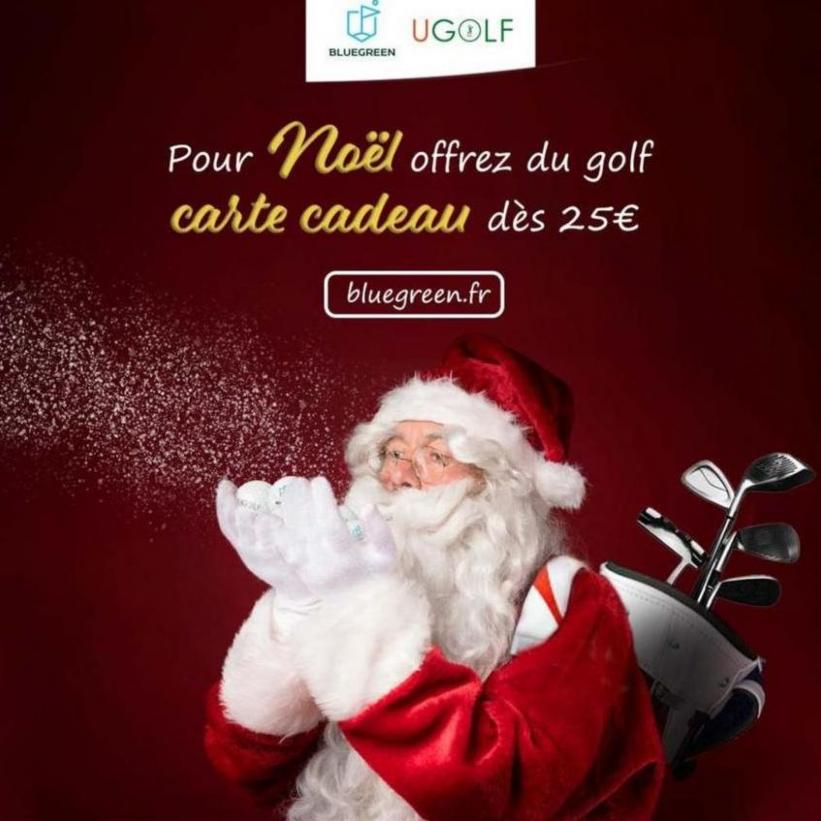 Pour Noël Offrez Du Golf Carte Cadeau Dès 25€. Blue Green (2023-12-31-2023-12-31)