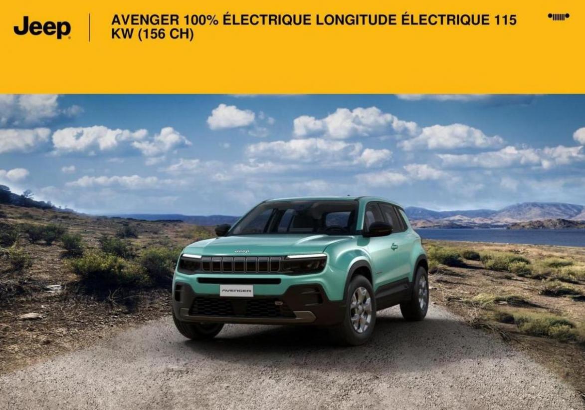 Avenger 100% Électrique Longitude Électrique 115 Kw (156 Ch). Jeep (2024-08-31-2024-08-31)