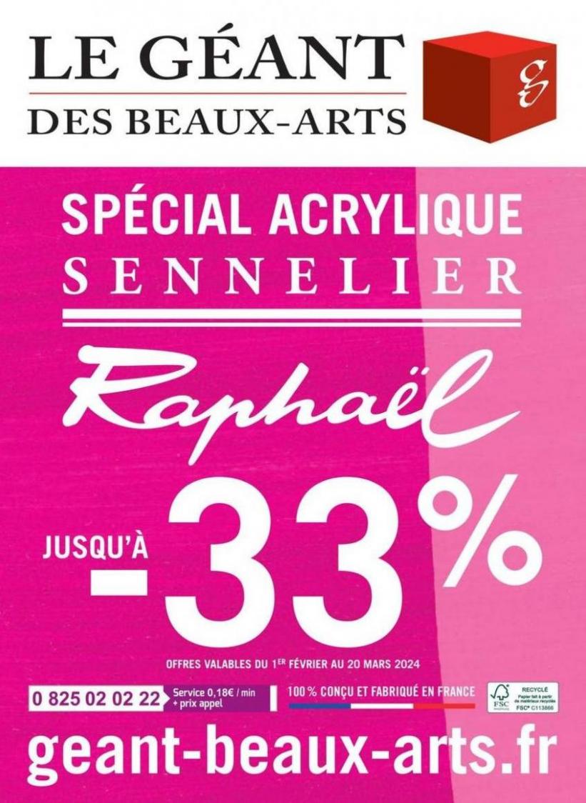 Spécial Arcylique Sennelier. Le Géant des Beaux-Arts (2024-03-20-2024-03-20)