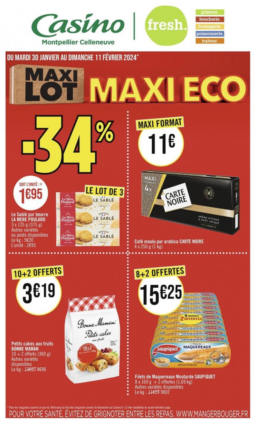 Maxi Lot Maxi Eco. Géant Casino (2024-02-11-2024-02-11)