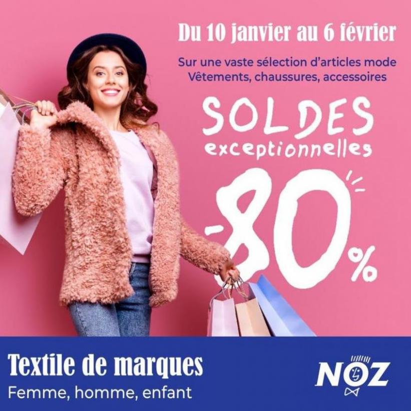 Soldes -80% Textile De Marques Du 10 Janvier Au 6 Février. Noz (2024-02-06-2024-02-06)