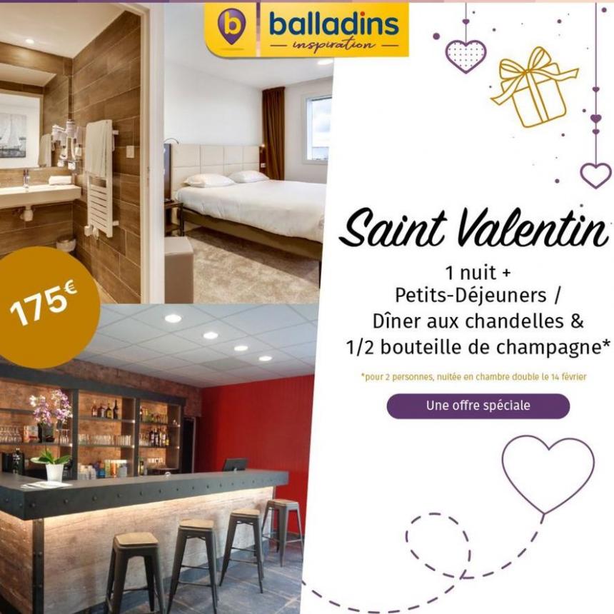 Saint Valentin Offre!. Hôtels Balladins (2024-02-14-2024-02-14)