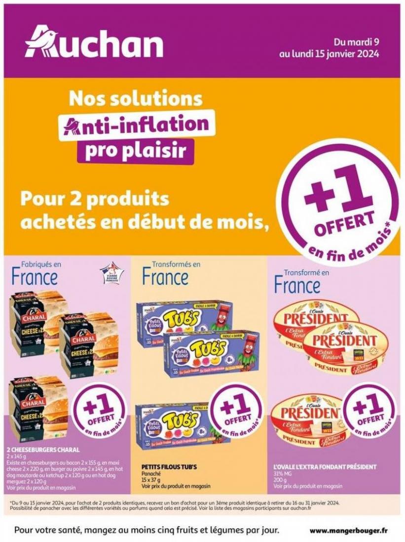 Découvrez Les Produits Offerts En Fin De Mois. Auchan (2024-01-15-2024-01-15)