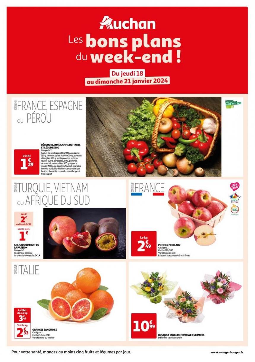Les Bons Plans Du Week-End Dans Votre Hyper !. Auchan (2024-01-21-2024-01-21)