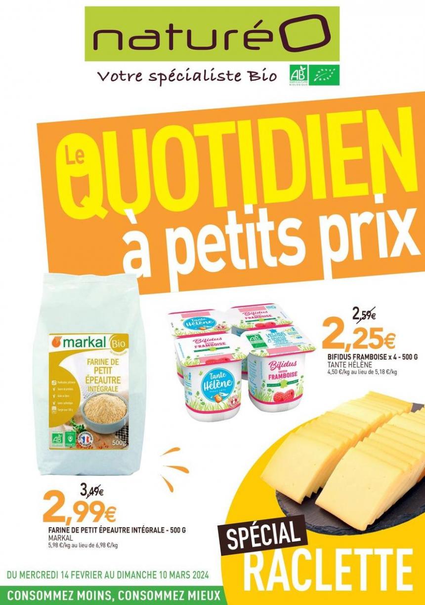 Le Quotidien À Petits Prix. NaturéO (2024-03-10-2024-03-10)