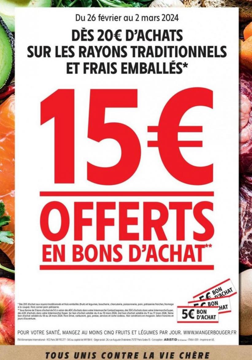 Multipdv - 15€ Offerts En Bons D’achat. Intermarché Hyper (2024-03-02-2024-03-02)
