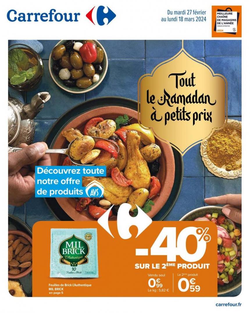Tout Le Ramadan À Petits Prix. Carrefour Contact (2024-03-18-2024-03-18)