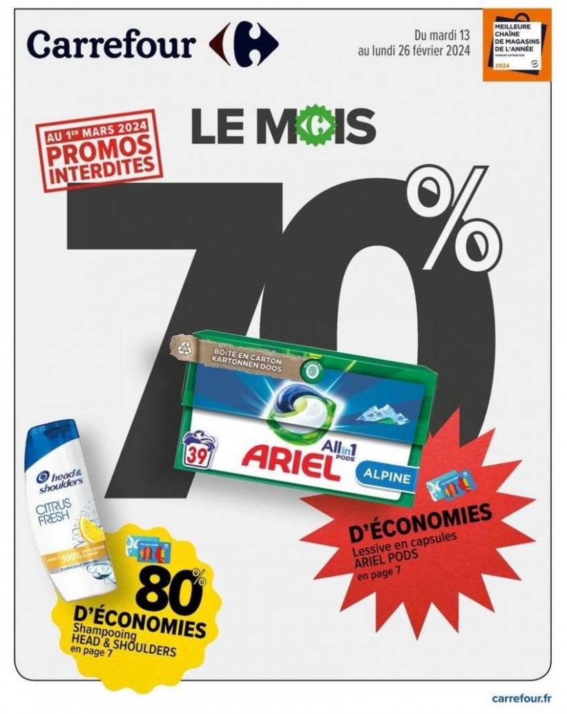 Le Mois 70%. Carrefour (2024-02-26-2024-02-26)