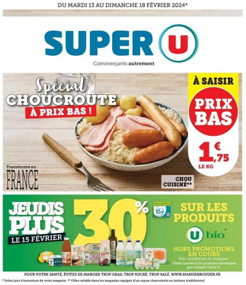 Spécial Choucroute À Prix Bas !. Super U (2024-02-18-2024-02-18)