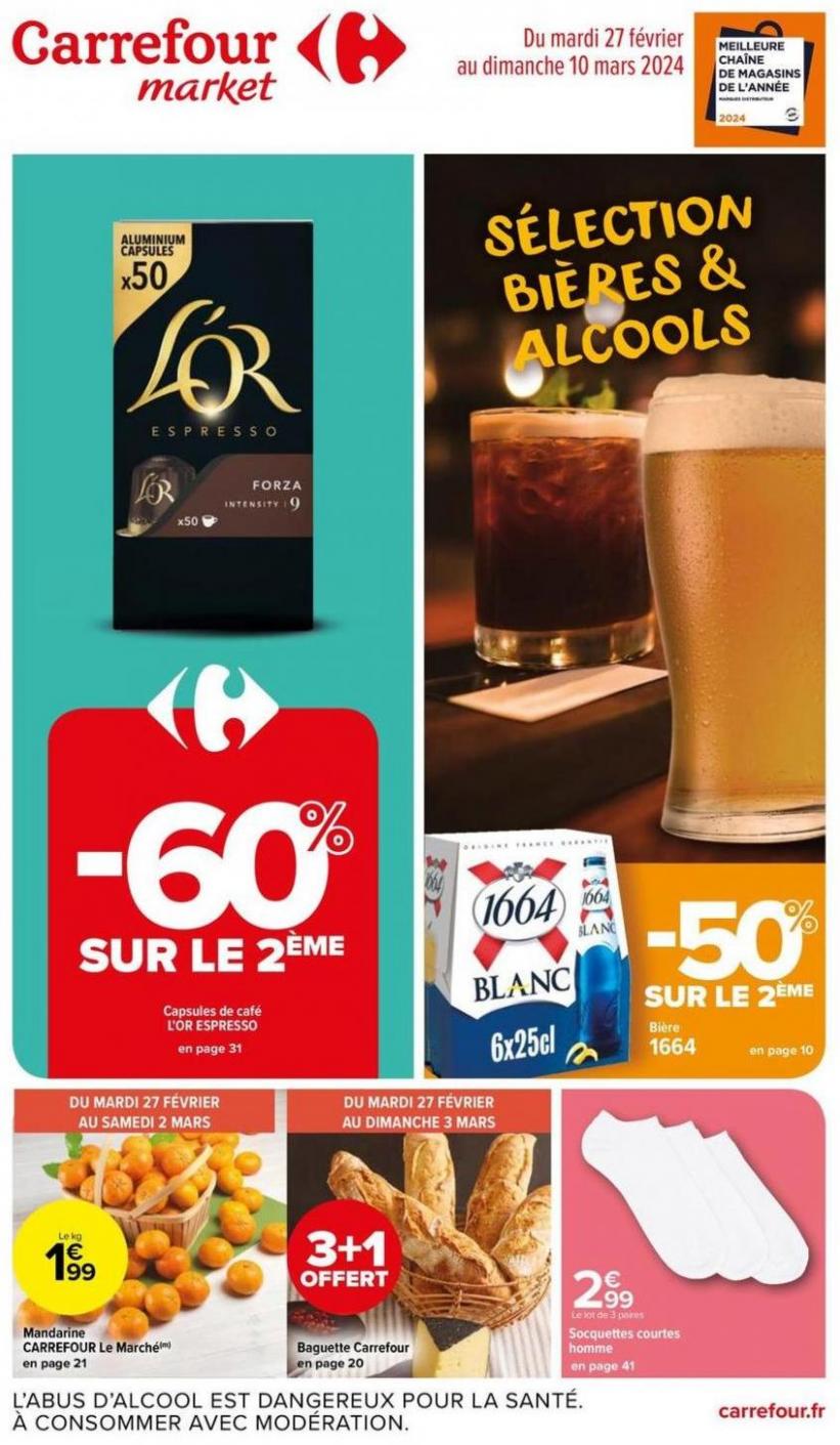 Sélection Bières & Alcools. Carrefour City (2024-03-10-2024-03-10)