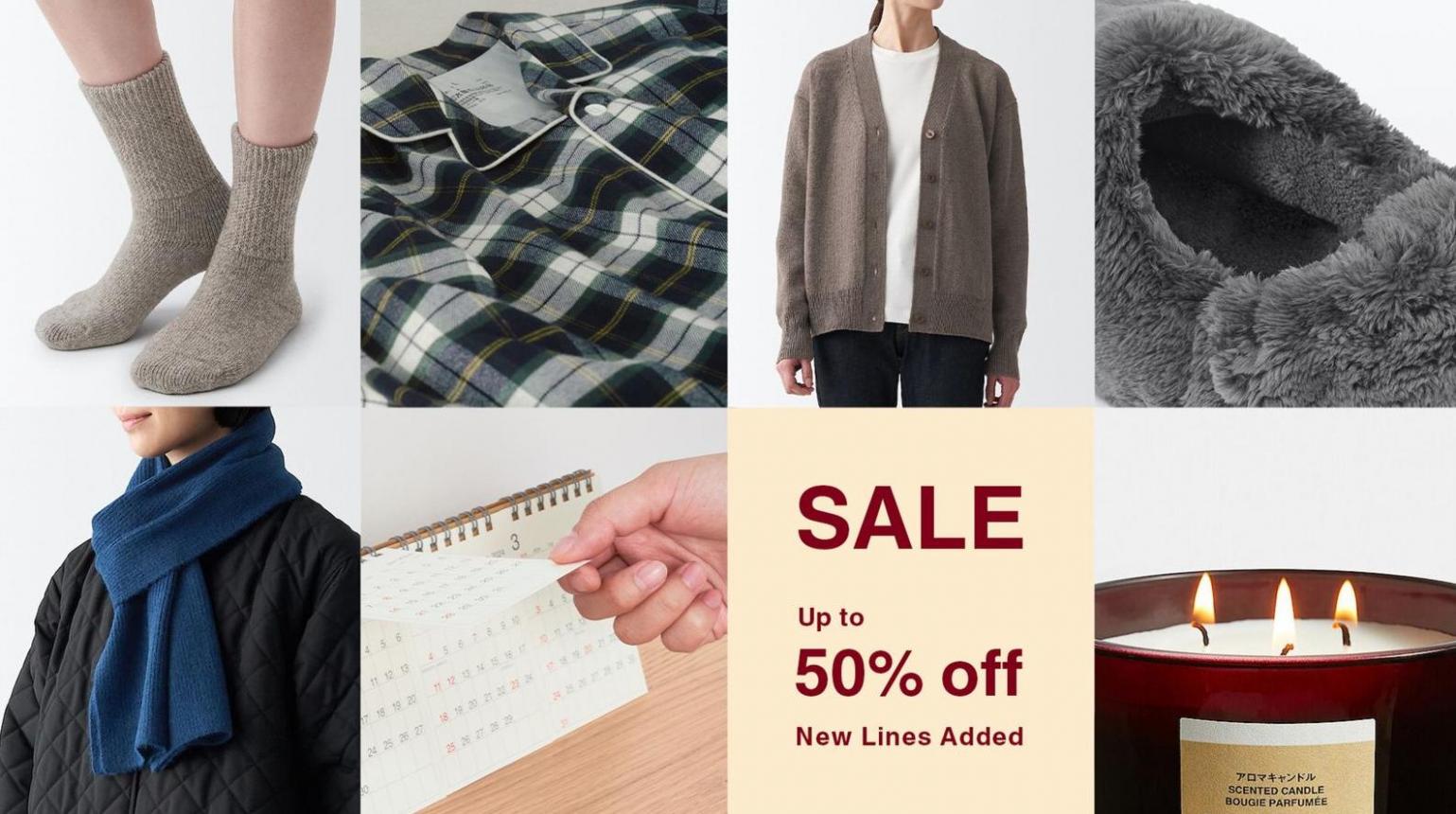 Sale Up To 50% Off. Muji (2024-02-17-2024-02-17)