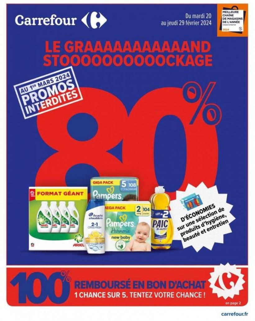 Le Grand Stockage. Carrefour Contact (2024-02-29-2024-02-29)
