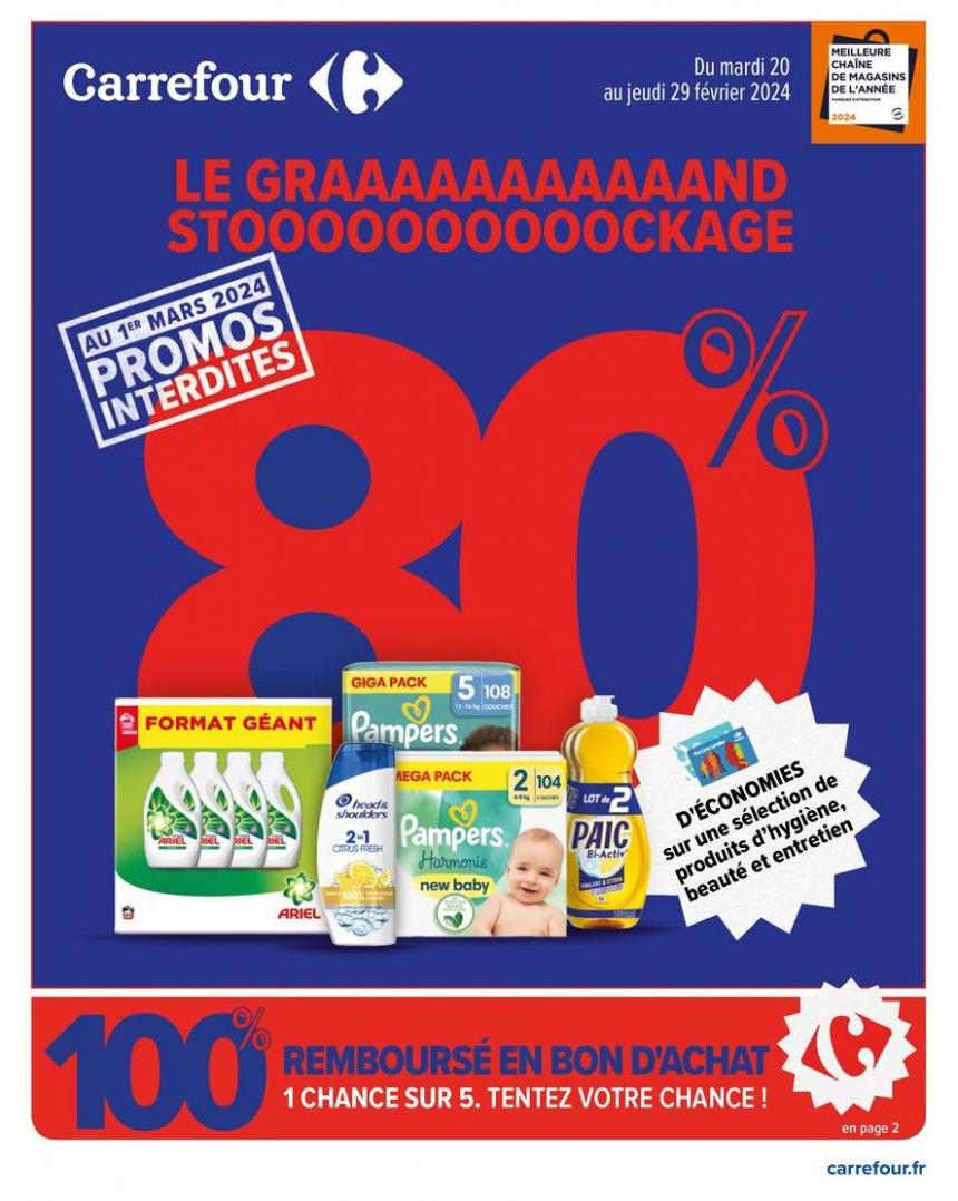 Le Grand Stockage. Carrefour Express (2024-02-29-2024-02-29)
