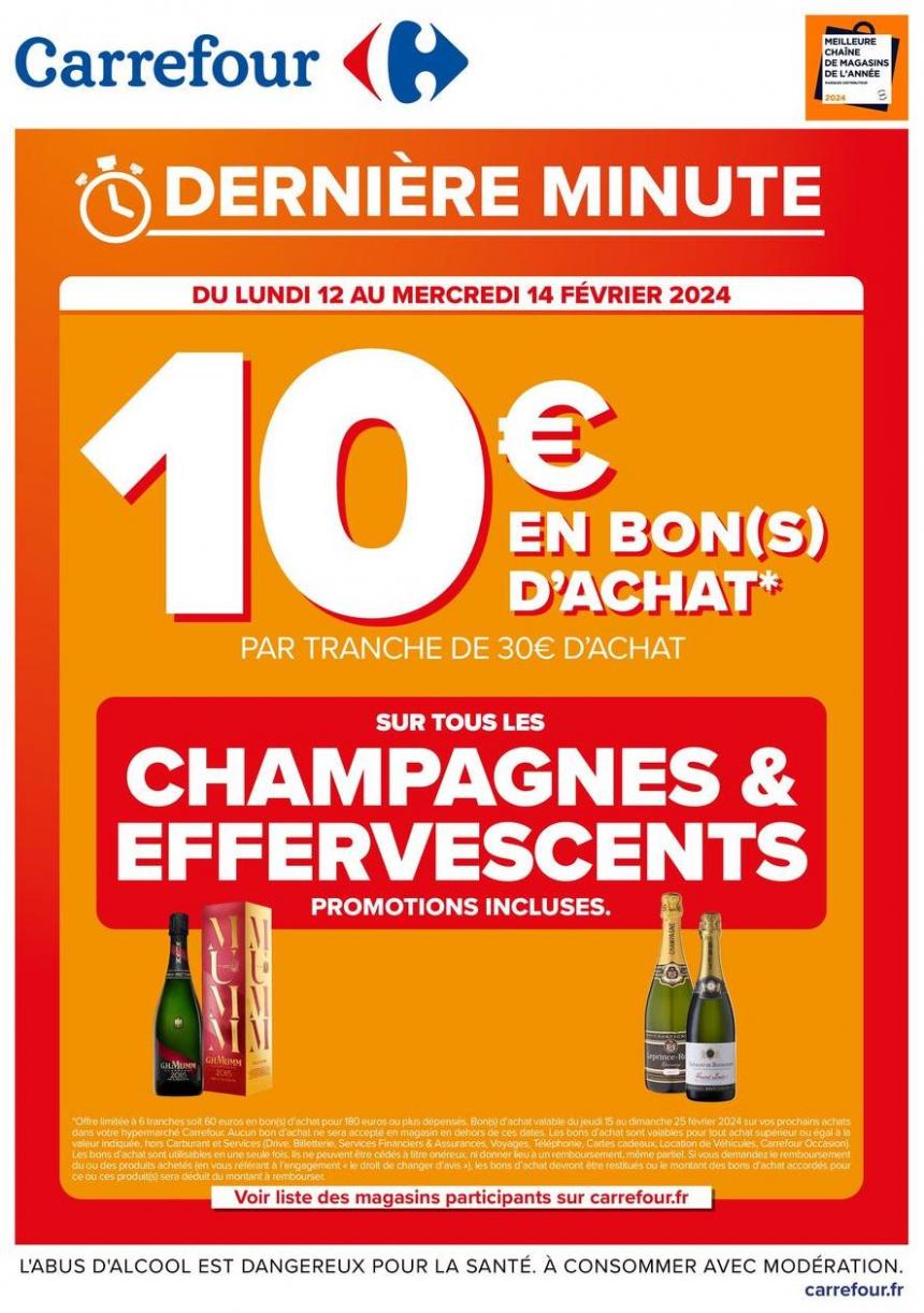 Offres De Dernière Minute. Carrefour (2024-02-14-2024-02-14)