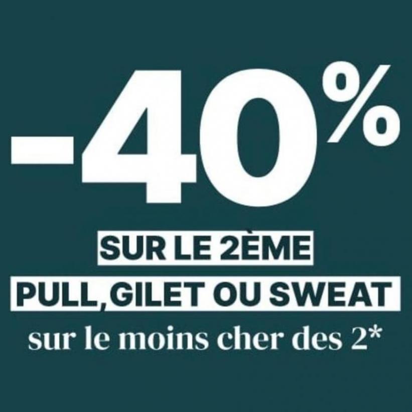 -40% Sur Le 2Ème Pull,Gilet Ou Sweat. Bonobo (2024-02-29-2024-02-29)