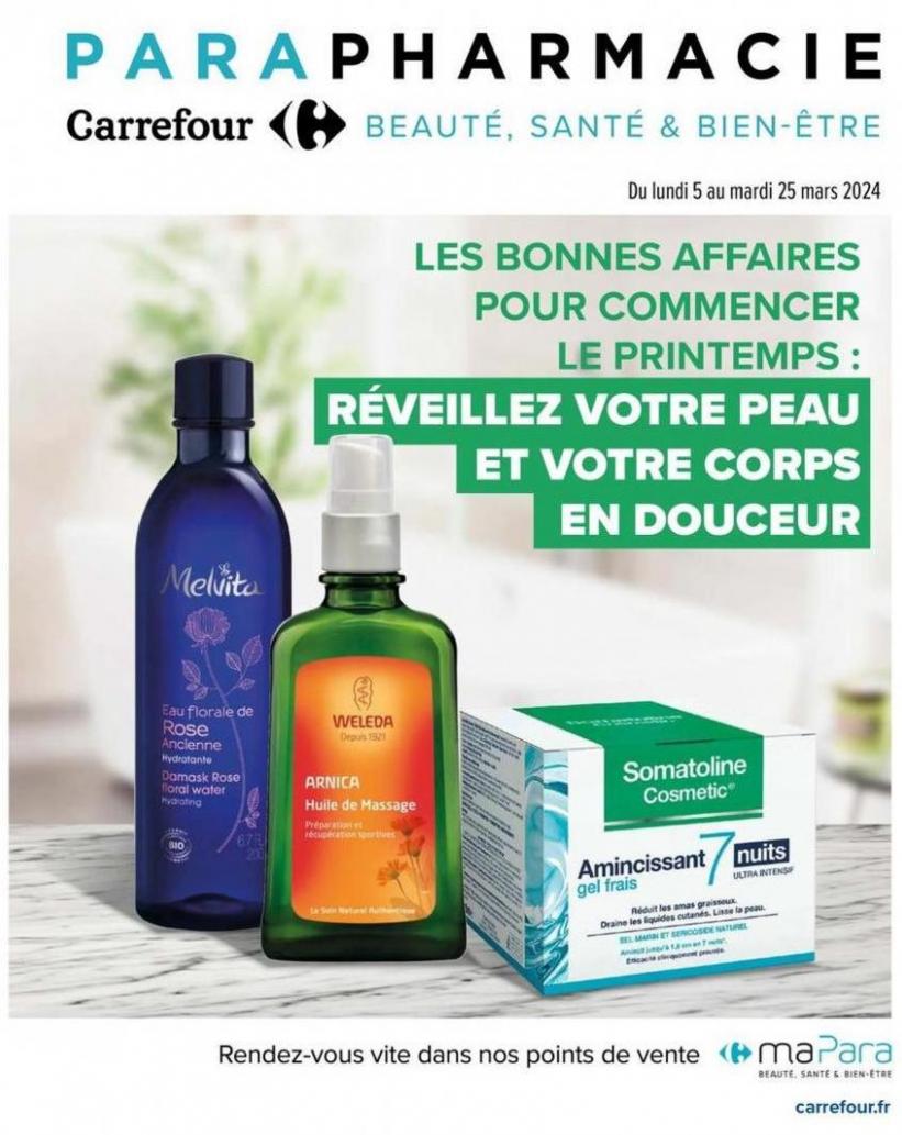 Parapharmacie, Les Bonnes Affaires Pour Commencer Le Printemps. Carrefour (2024-03-25-2024-03-25)