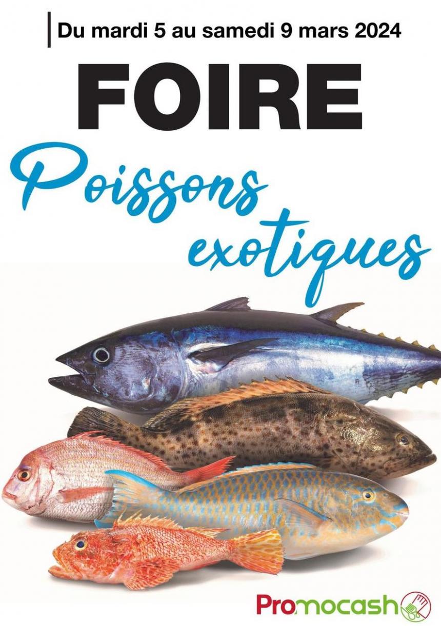 Poissons Exotiques. Promocash (2024-03-09-2024-03-09)