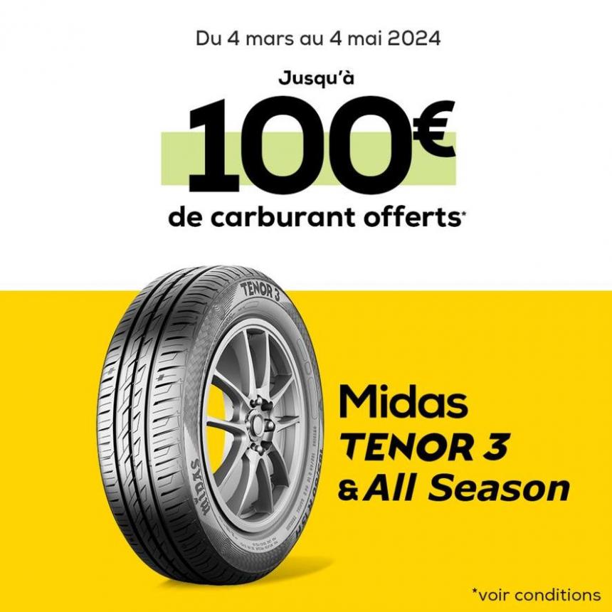 Chez Midas, La Sécurité Et La Fiabilité Vous Font Gagner 100€ De Carburant !. Midas (2024-05-04-2024-05-04)