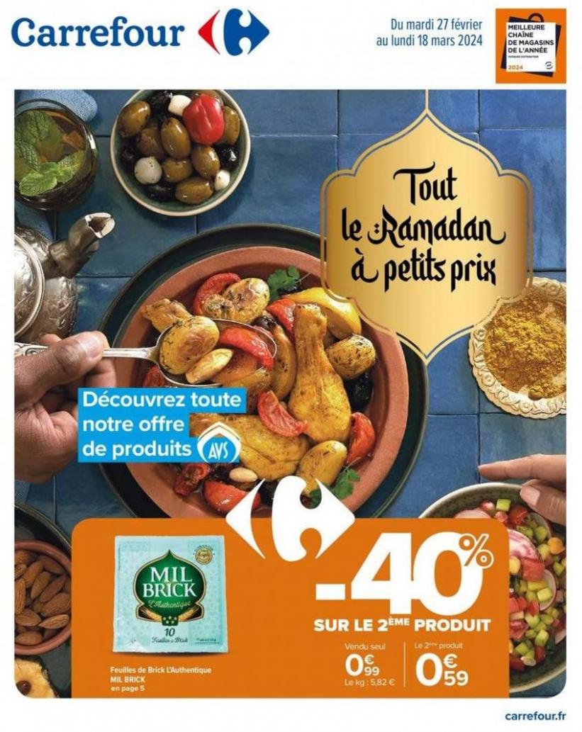 Tout Le Ramadan À Petits Prix. Carrefour (2024-03-18-2024-03-18)