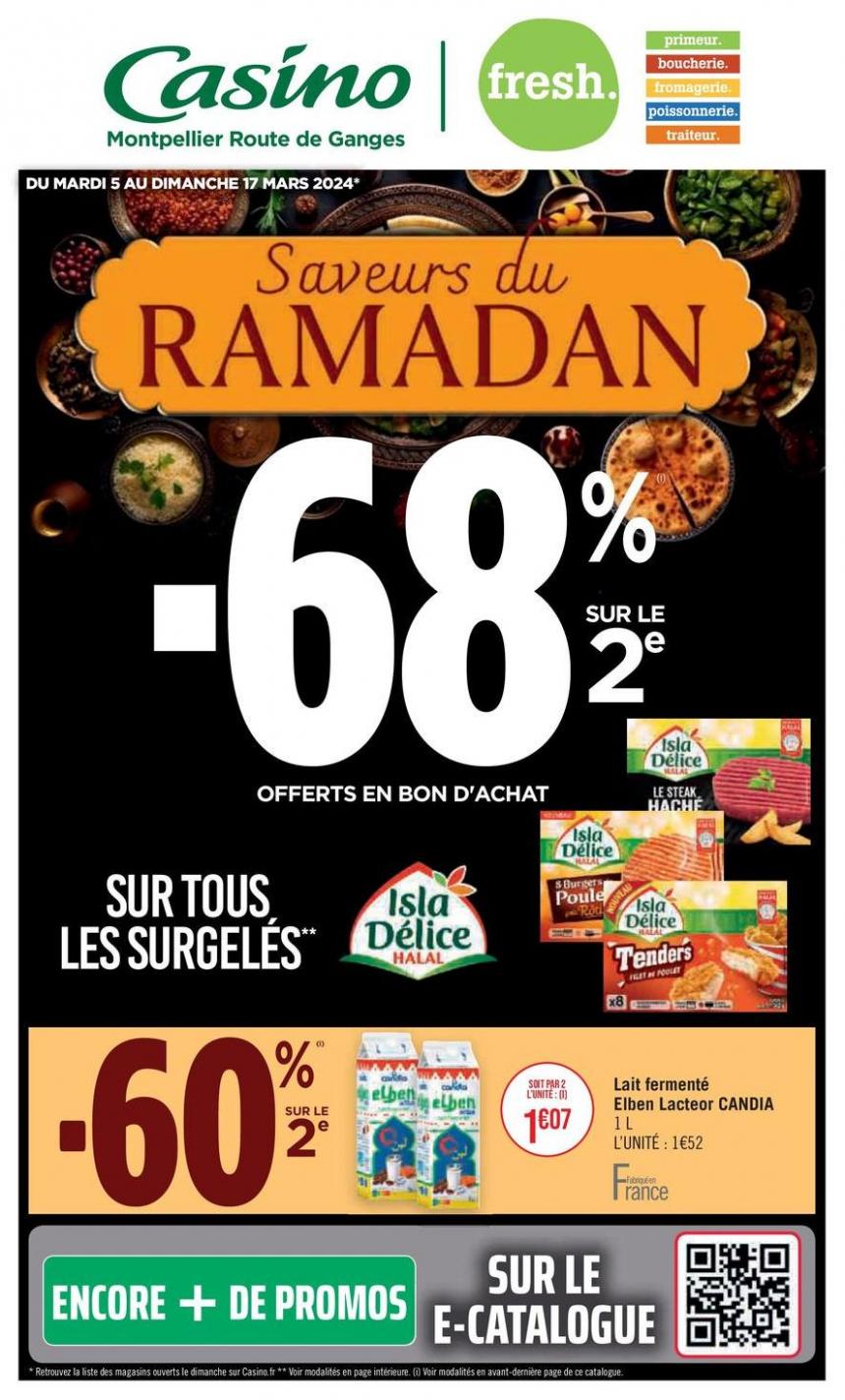 Saveurs Du Ramadan. Casino Supermarchés (2024-03-17-2024-03-17)